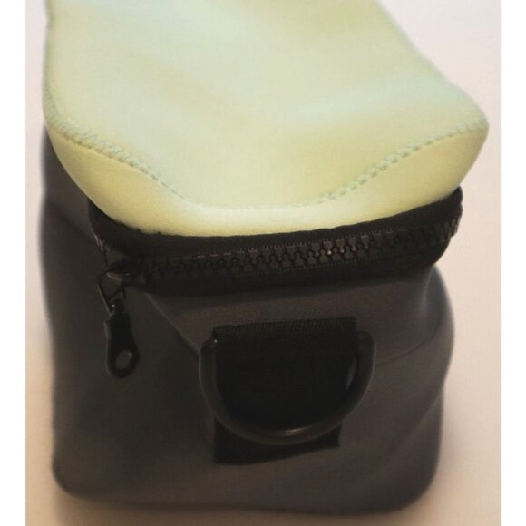 Pressed Juicery Neoprene Lunch Bag Green Black Cooler Crossbody Insulated - Picture 6 of 7